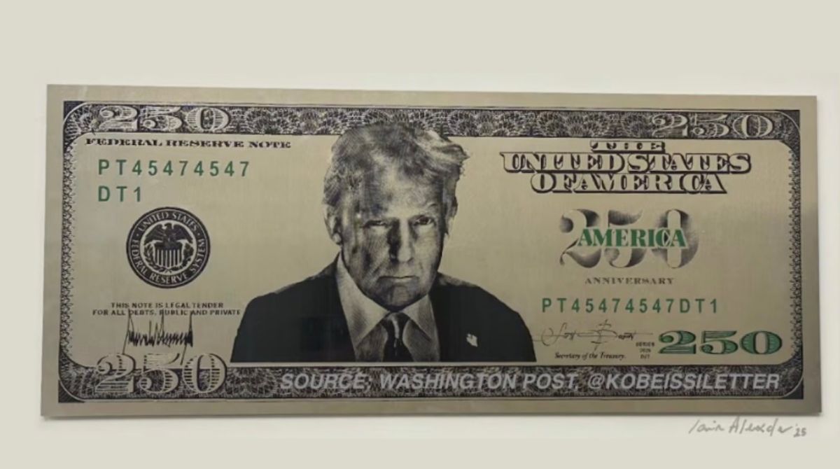 Governo Trump avalia criar nota de US$ 250 com rosto do presidente, diz jornal
